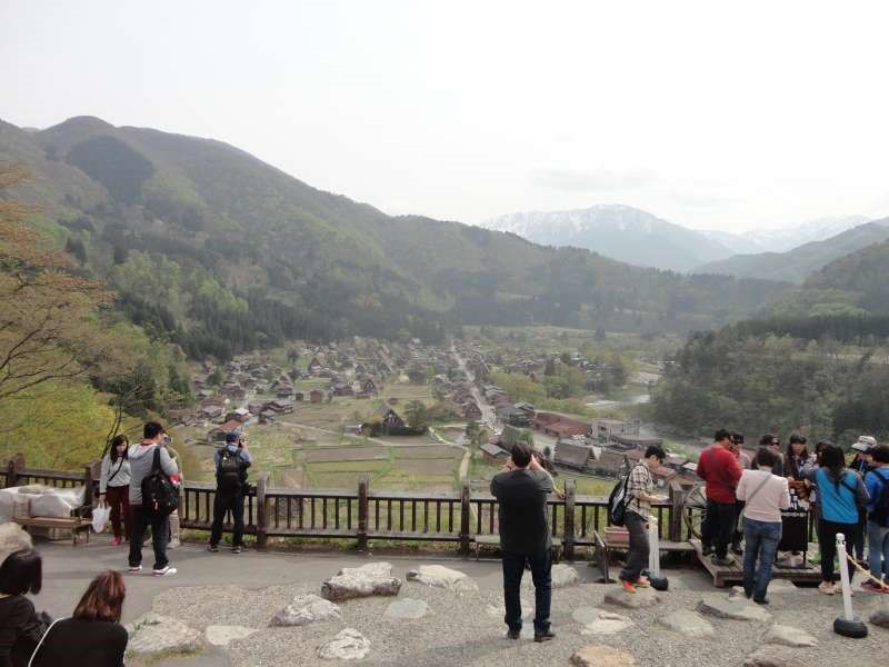 Shirakawago observation deck